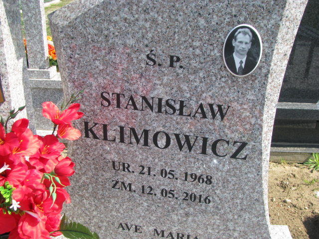 Stanisław Wojciech Klimowicz 1968 Pieniężno - Grobonet - Wyszukiwarka osób pochowanych