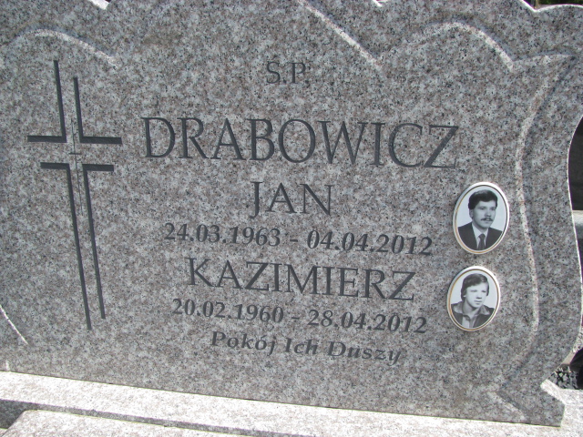 Jan Drabowicz 1963 Pieniężno - Grobonet - Wyszukiwarka osób pochowanych