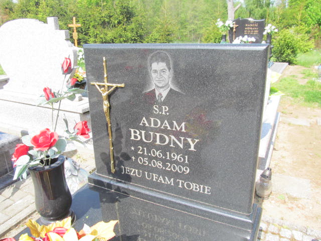 Adam Budny 1961 Pieniężno - Grobonet - Wyszukiwarka osób pochowanych