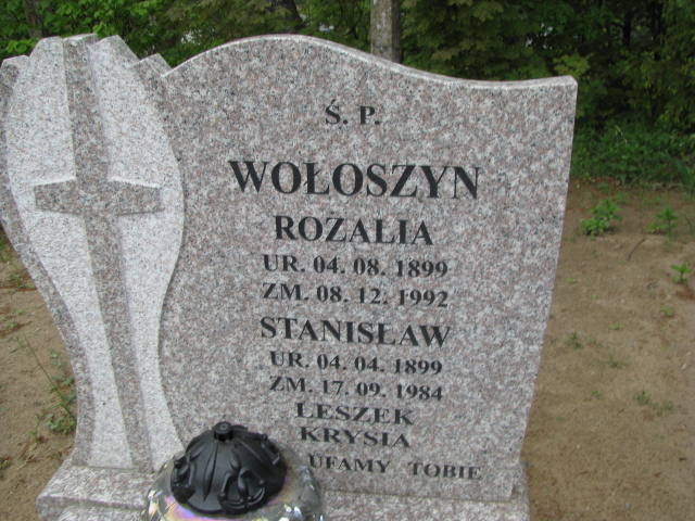 Stanisław Wołoszyn 1899 Pieniężno - Grobonet - Wyszukiwarka osób pochowanych