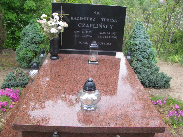 Teresa Czaplińska 1927 Pieniężno - Grobonet - Wyszukiwarka osób pochowanych