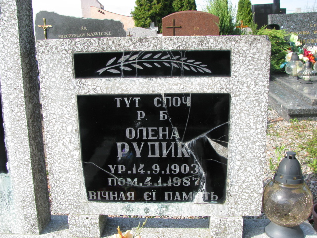 Olena Rudyk 1903 Pieniężno - Grobonet - Wyszukiwarka osób pochowanych