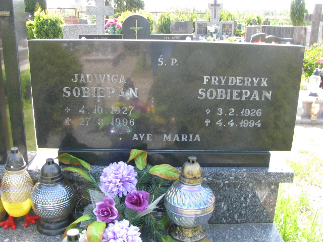 Fryderyk Sobiepan 1936 Pieniężno - Grobonet - Wyszukiwarka osób pochowanych